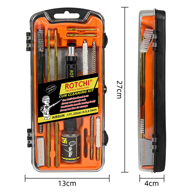 Rifle Airgun Cleaning Kit with Oil Bottle