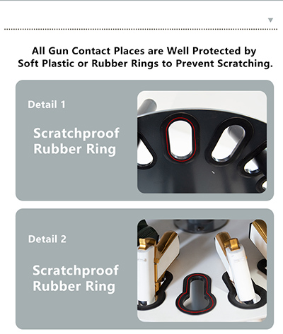 Rotating Gun Display Rack