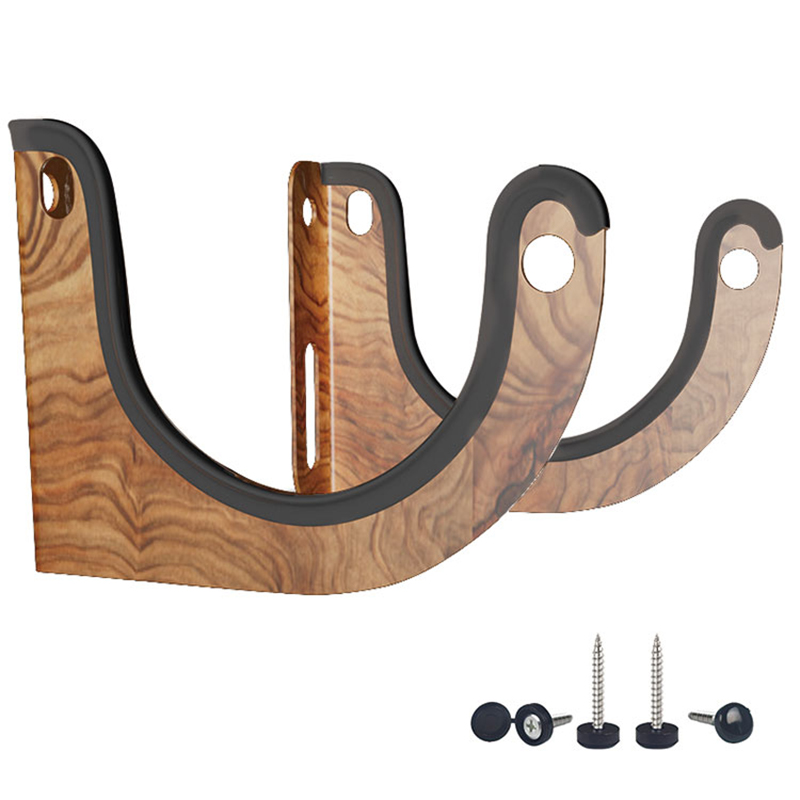 Heavy Duty Wall Mounted Steel Hooks with Soft Rubber Protective Strips