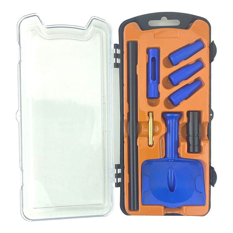 Gun Cleaning Bore Guide with Oil Patch Guide 3 Adapters