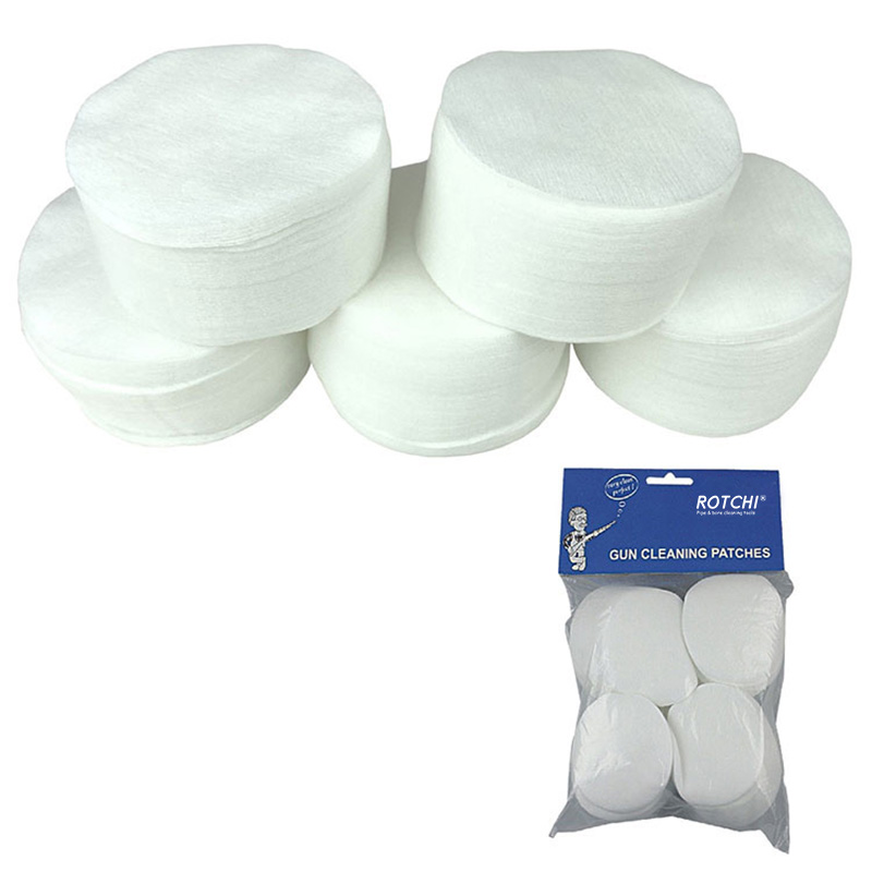 Non Woven Square and Round Cloth Gun Cleaning Patches High Abosrbed