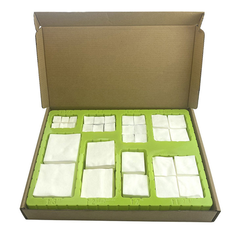 Universal White Cotton Cloth Round Gun Cleaning Patches Blister Box