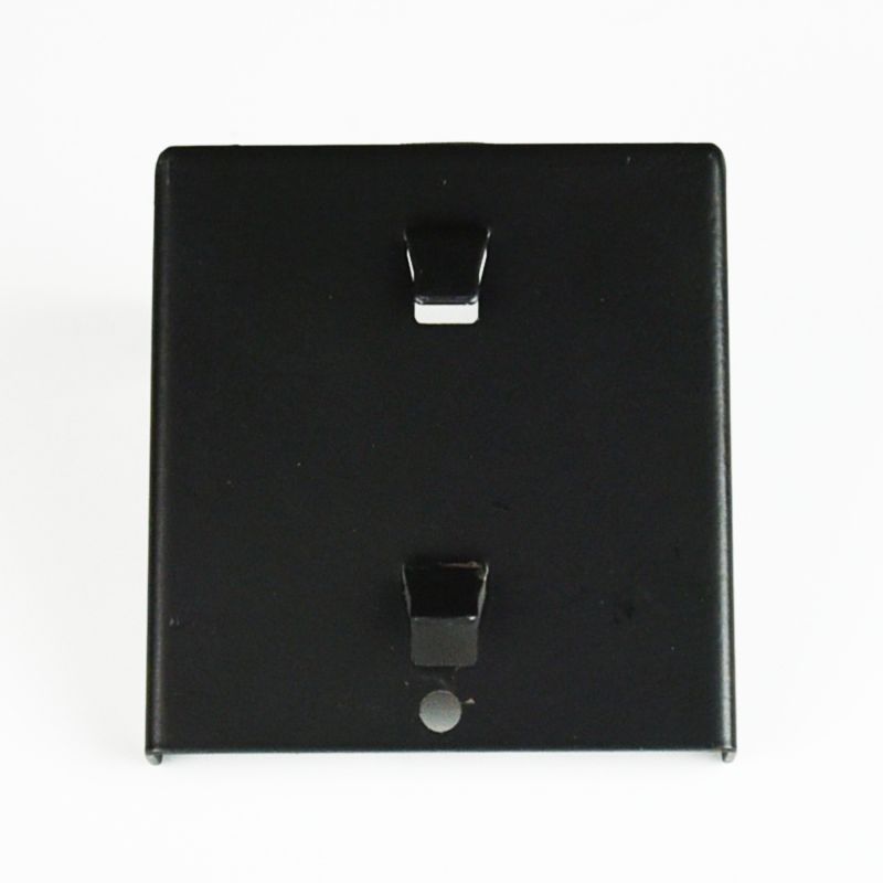 The gun display rack fixes the gun in a scratch resistant position