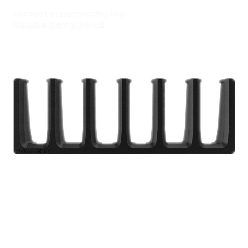 Solid ABS Wall Mount Magazine Holder Storage Rack for 6xPMAG