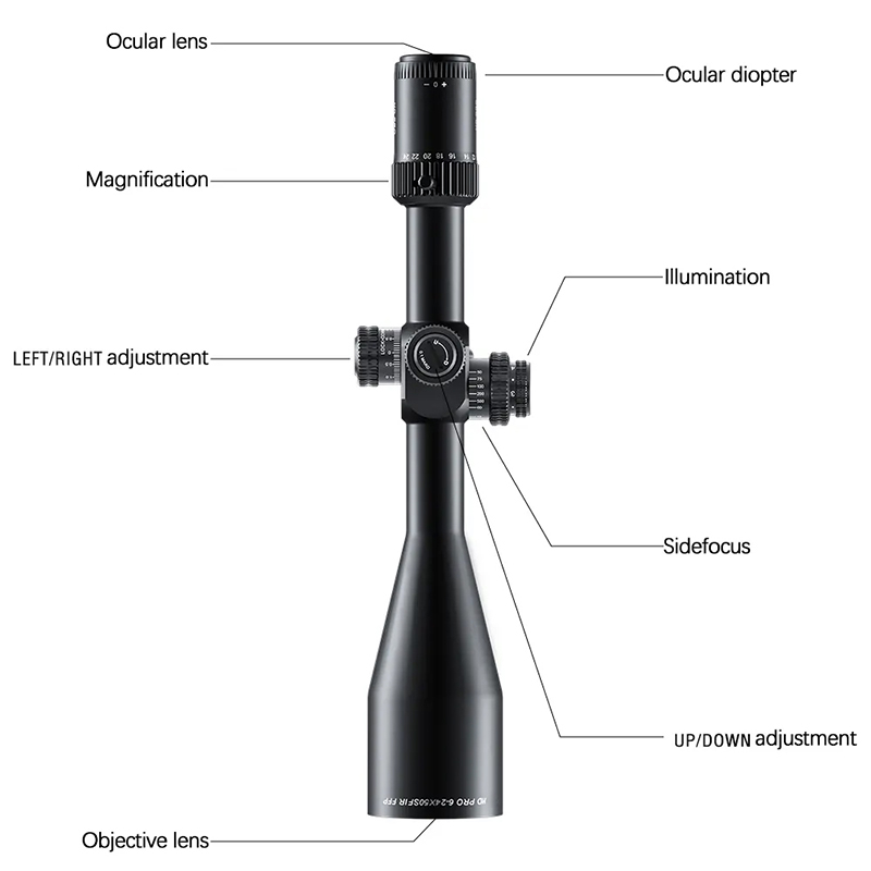 Hunting Scope Tactical Long Range Shooting 30mm Tube