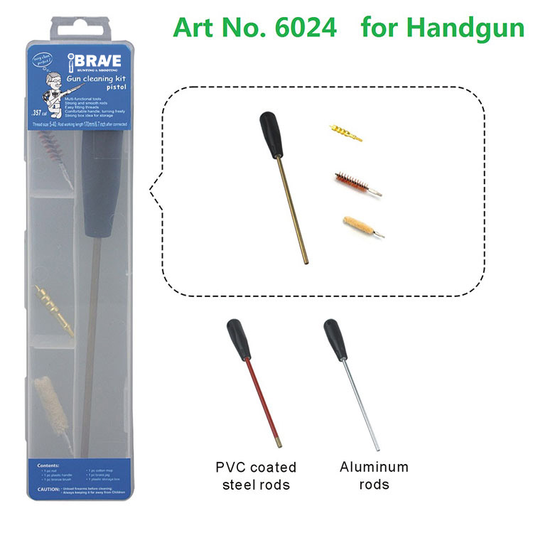 Transparent Plastic Case Gun Cleaning Kit for Shotgun