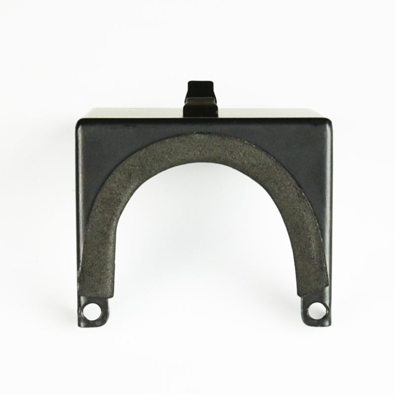 The gun display rack fixes the gun in a scratch resistant position