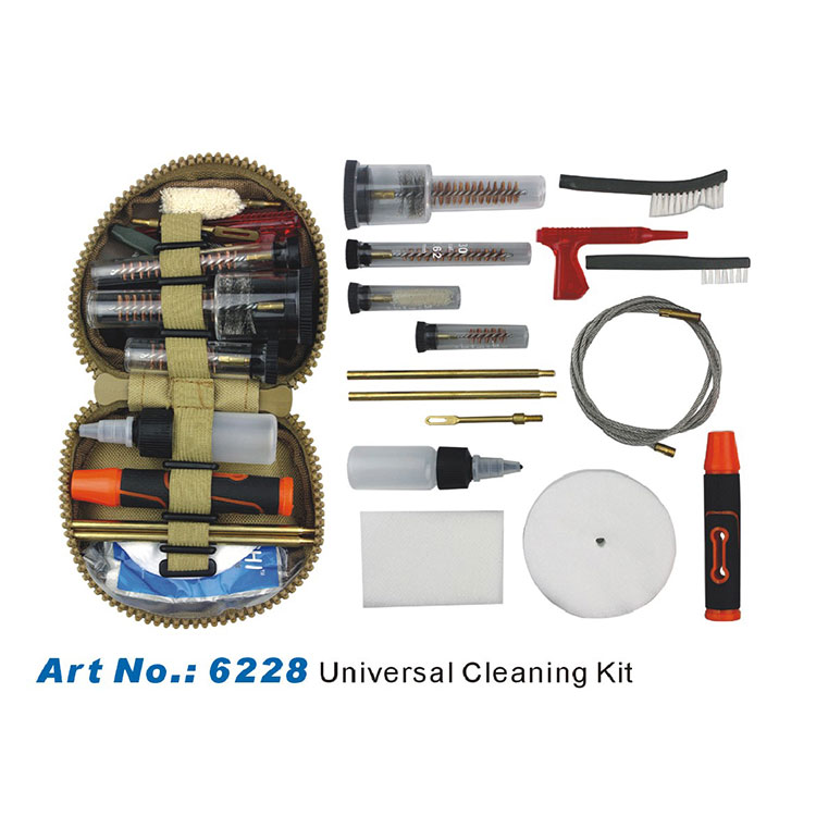 Small Tactical Cloth Bag Gun Cleaning Kit for Rifles