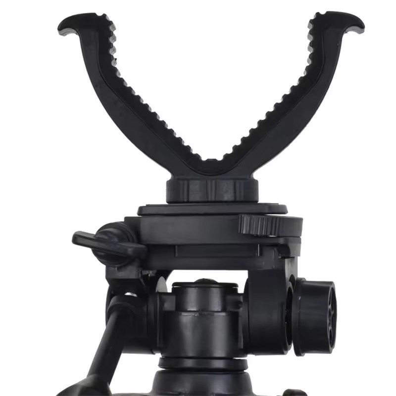 Personalized Customization V Shaped Rotating Yoke/Aluminium Alloy Tripod Stand for Hunting Shooting Stick