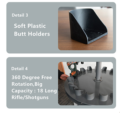 Rotating Gun Display Rack