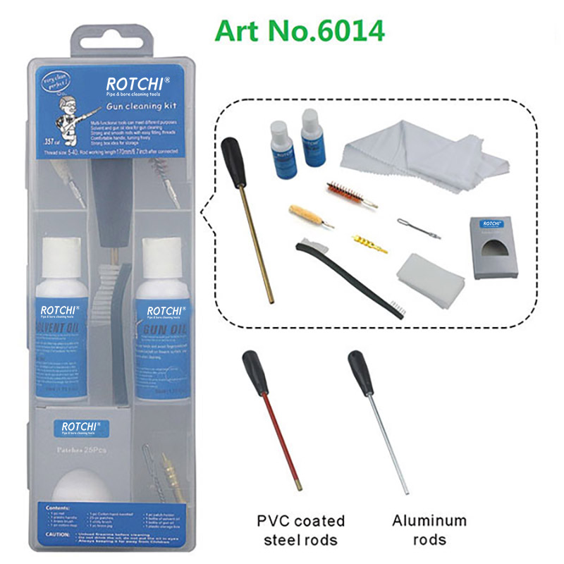 Transparent Box Airgun Gun Cleaning Kit with Oil Bottle