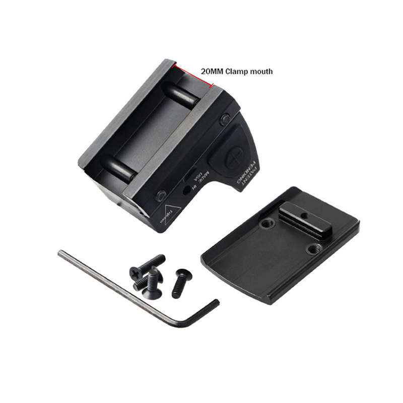 Guns and Weapons Army Rifle Scope Glock Pistol Rmr Sight 1x22 2moa Holoraphic Sight Air Soft Red Dot Glock Red Dot