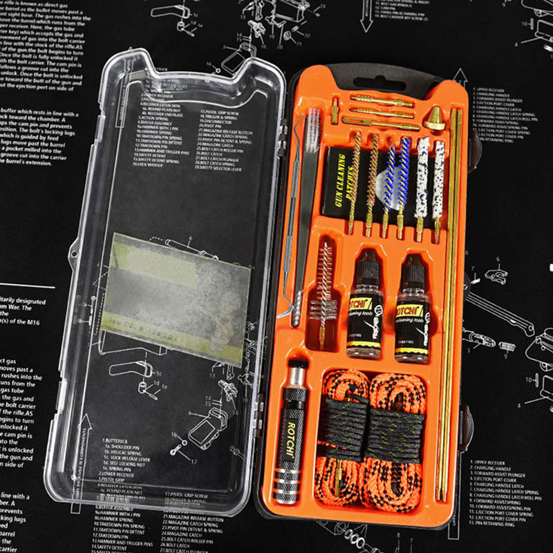Gun Cleaning Kit Rifle Airgun Kit .223.308 with Bore Ropes