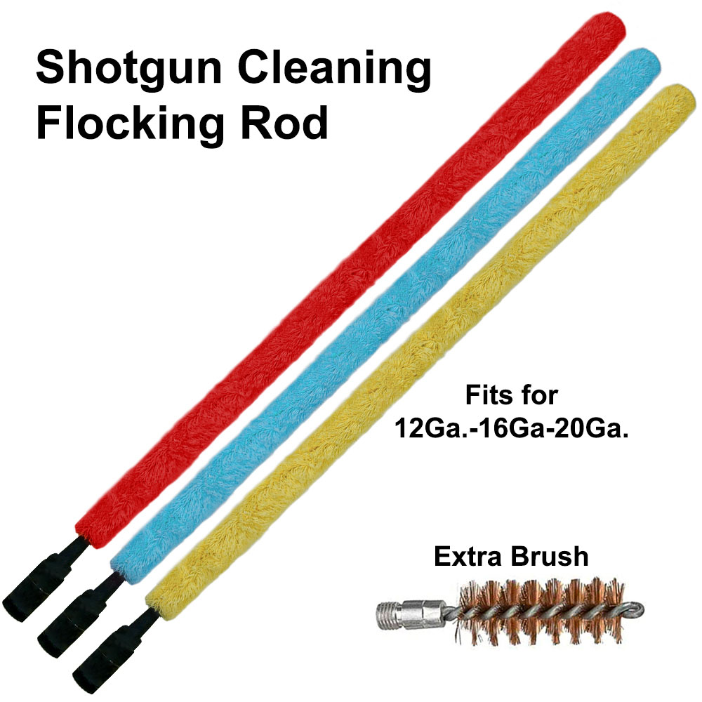 Shotgun Cleaning Flocking Rod