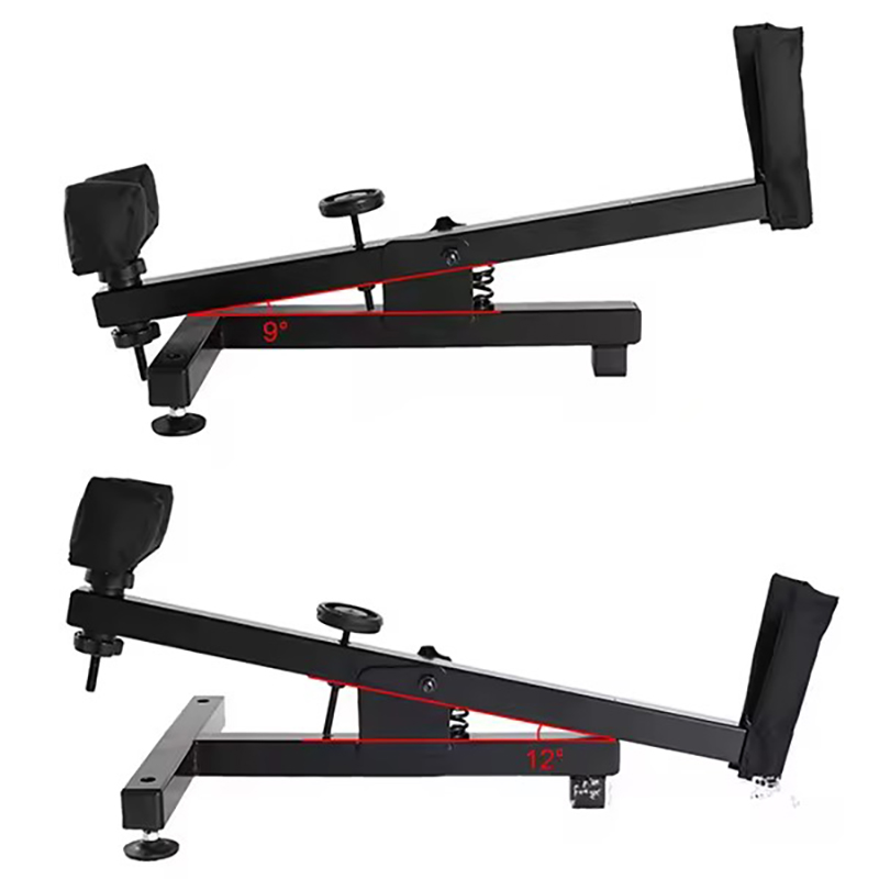 OEM Metal square Tube Surface Spray Plastic Hunting Adjustable Support Display Stand