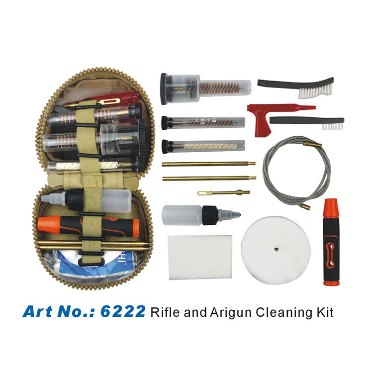 Small Tactical Cloth Bag Gun Cleaning Kit for Rifles