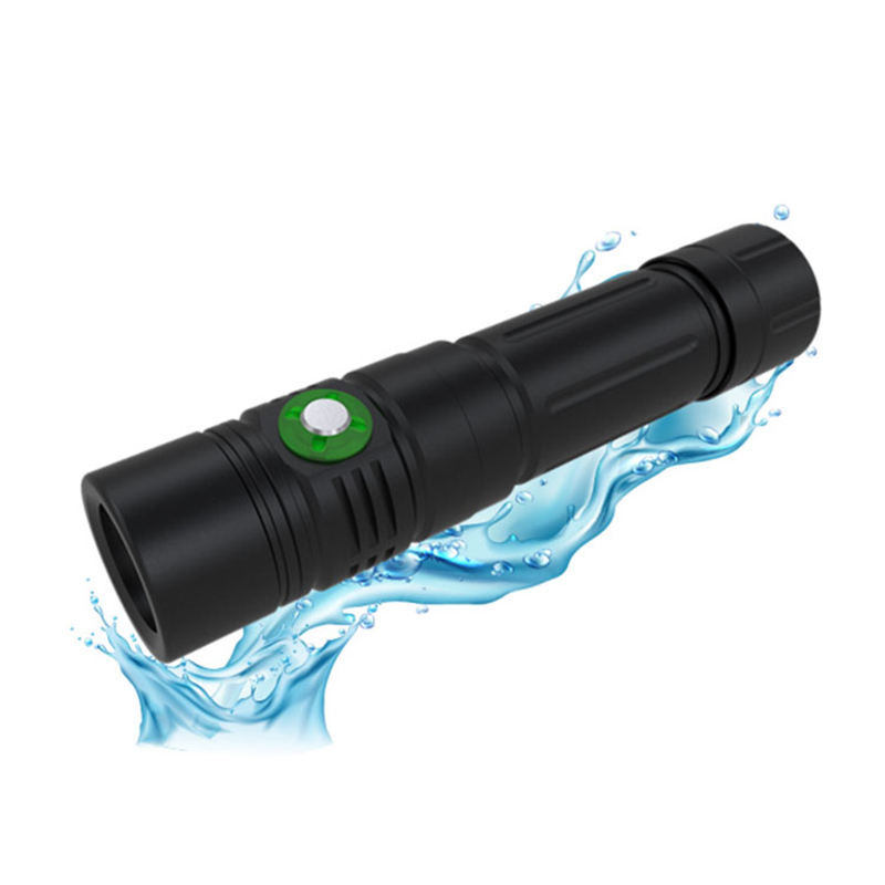 SST40 Professional IPX8 LED Diving Flashlight
