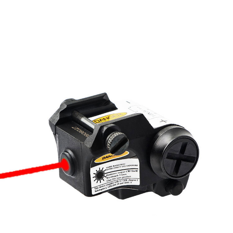 Compact Ultralight 635-650nm Red Laser Sight Pistol Airsoft Weapons Aiming Laser For Glock Self Defense Gun