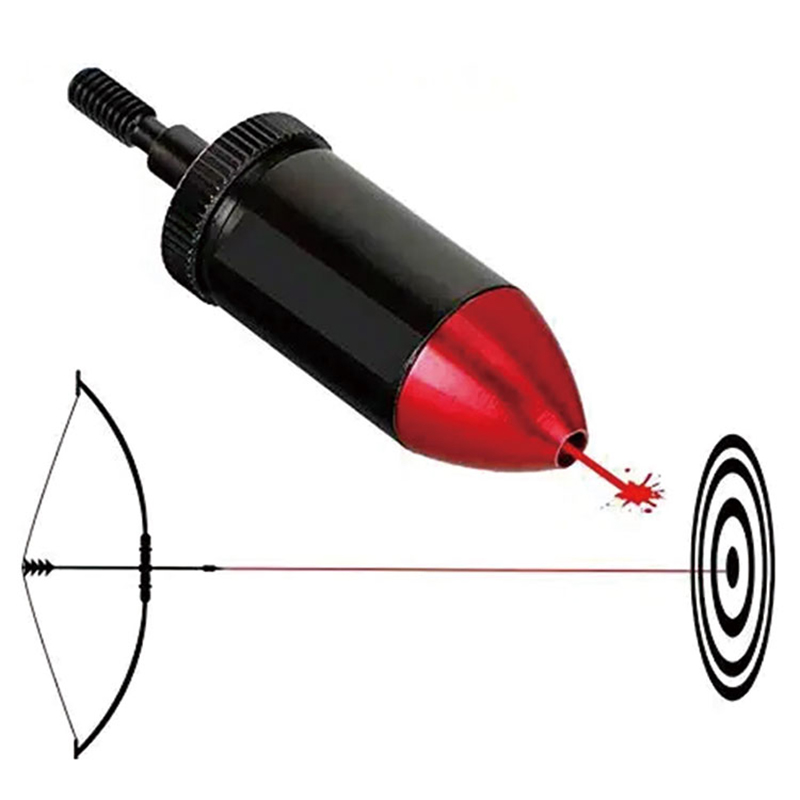 Tactical Archery Arrow Red Laser Sight for Bow and Crossbow Arrow Laser Sight