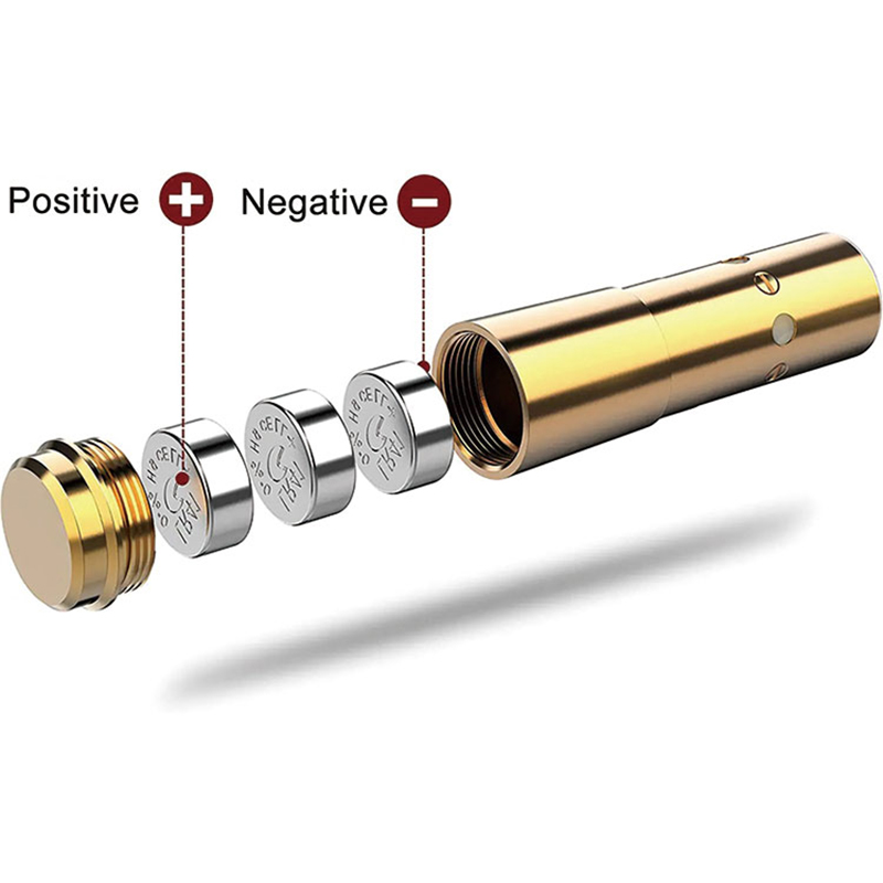 Three batteries for MidTen 9mm caliber red sight
