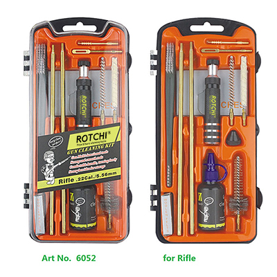 Shotgun Cleaning Kit Orange Case Oil Bottle