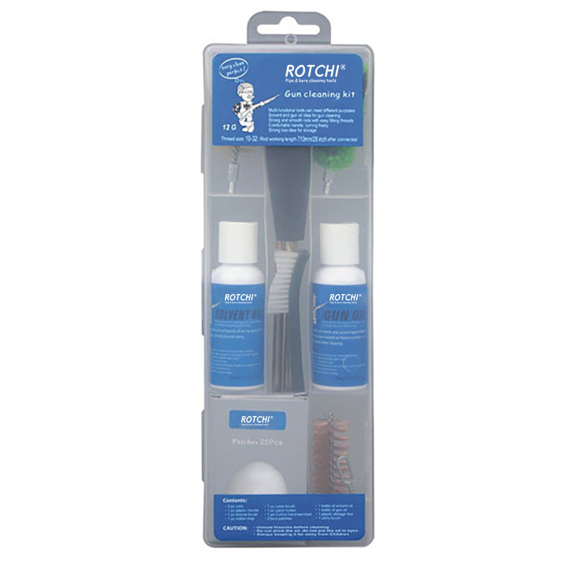 Transparent Box Airgun Gun Cleaning Kit with Oil Bottle