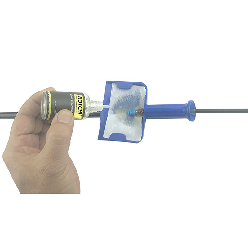Gun Cleaning Bore Guide with Oil Patch Guide 3 Adapters