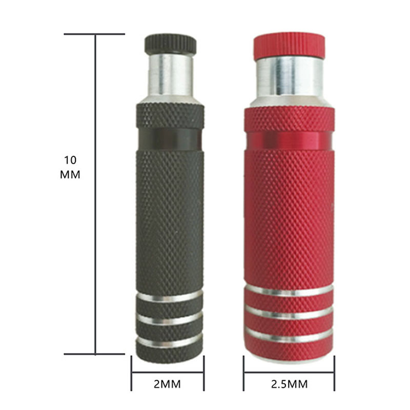 Solid Aluminum Gun Cleaning Handle for Rod Screw on