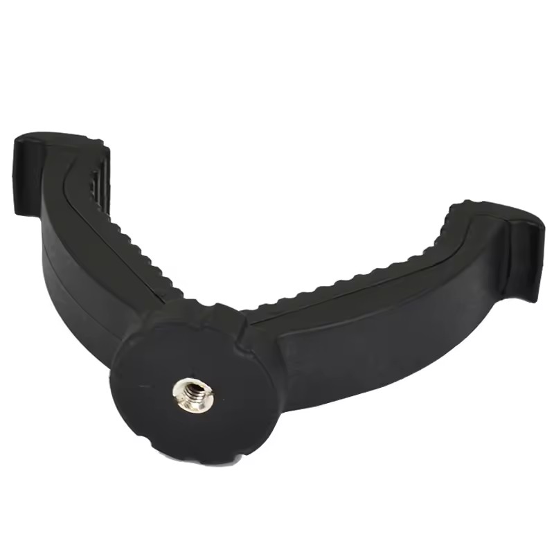 Outdoor Tactical Gun Portable Tripod Support Hunting Telescopic Shooting Rod V-shaped Rotary Yoke Tripod