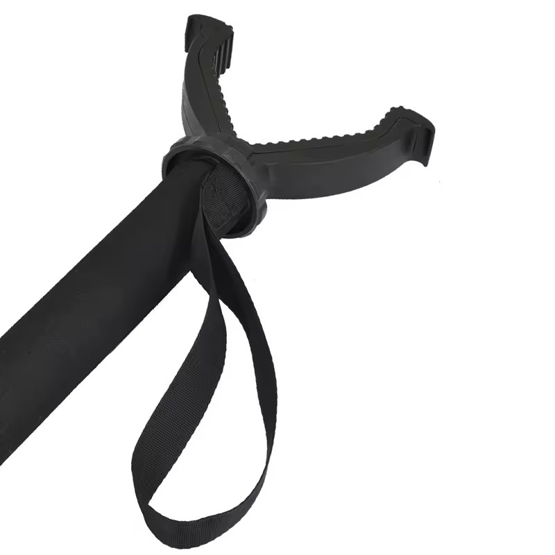 Outdoor Tactical Gun Portable Tripod Support Hunting Telescopic Shooting Rod V-shaped Rotary Yoke Tripod