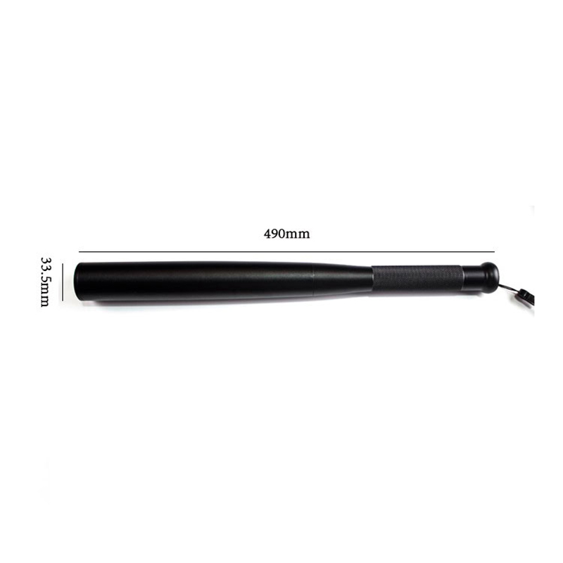 Self Defense Led Aluminum Alloy Police Baseball Flashlight