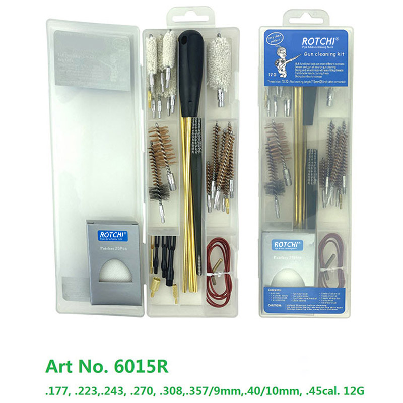Transparent Box Airgun Gun Cleaning Kit with Oil Bottle