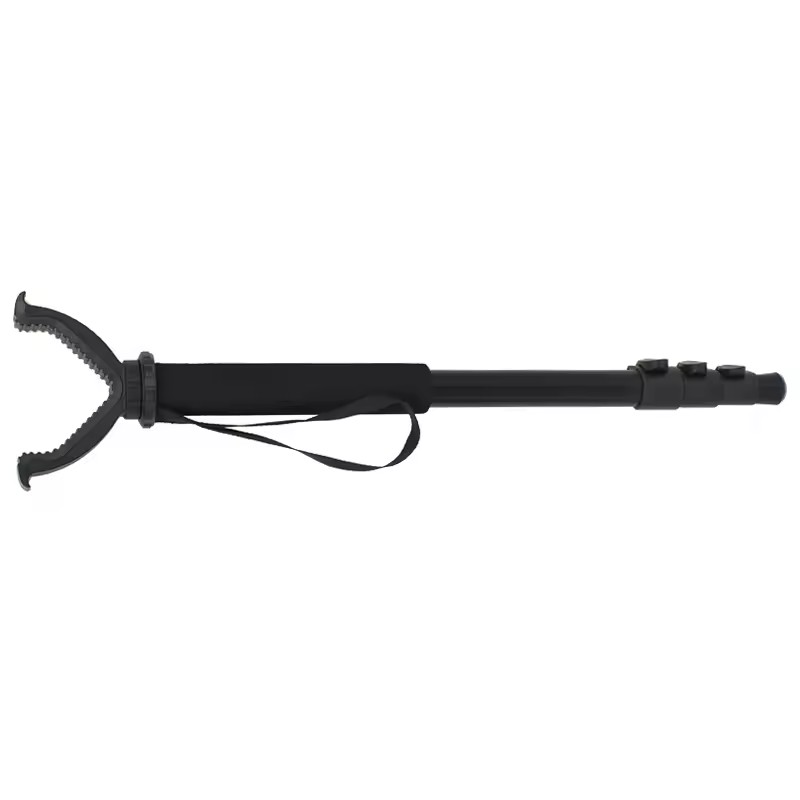 Outdoor Tactical Gun Portable Tripod Support Hunting Telescopic Shooting Rod V-shaped Rotary Yoke Tripod