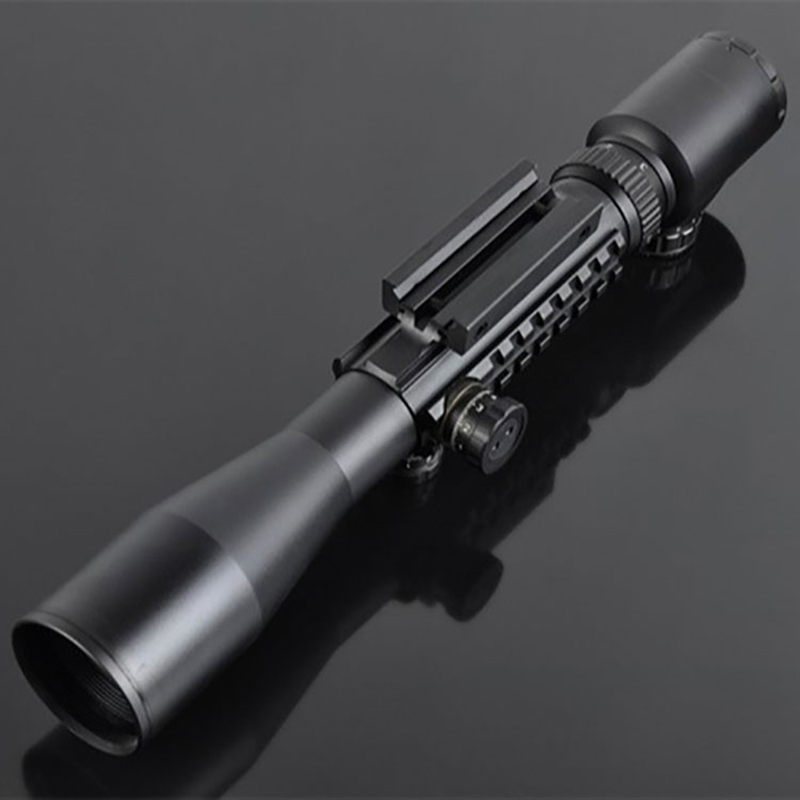 3-9x40 Illuminate Green Red Dot Hunting Optics Sight Shooting Tactical Riflescope Airsoft Scope with Free 11mm or 20mm Mounts