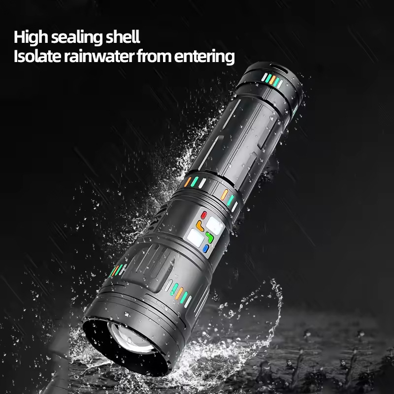 Multifunctional Intense Flashlight Type-c