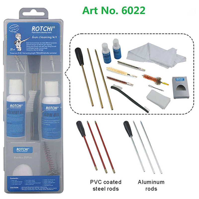 Transparent Box Airgun Gun Cleaning Kit with Oil Bottle