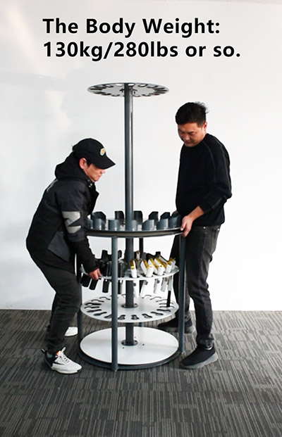 Rotating Gun Display Rack