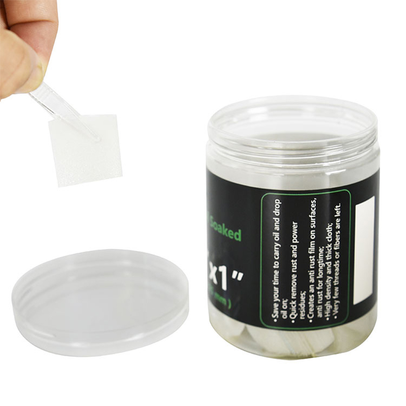 Cotton Oil Saturated Gun Cleaning Patches