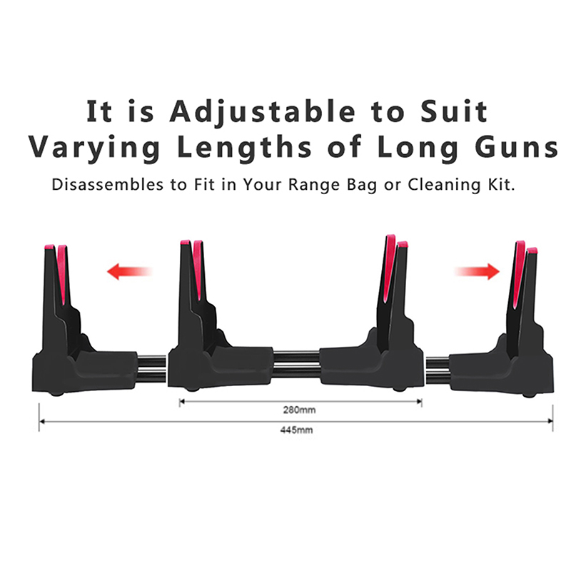 Foldable gun cleaning bracket for gun maintenance and display