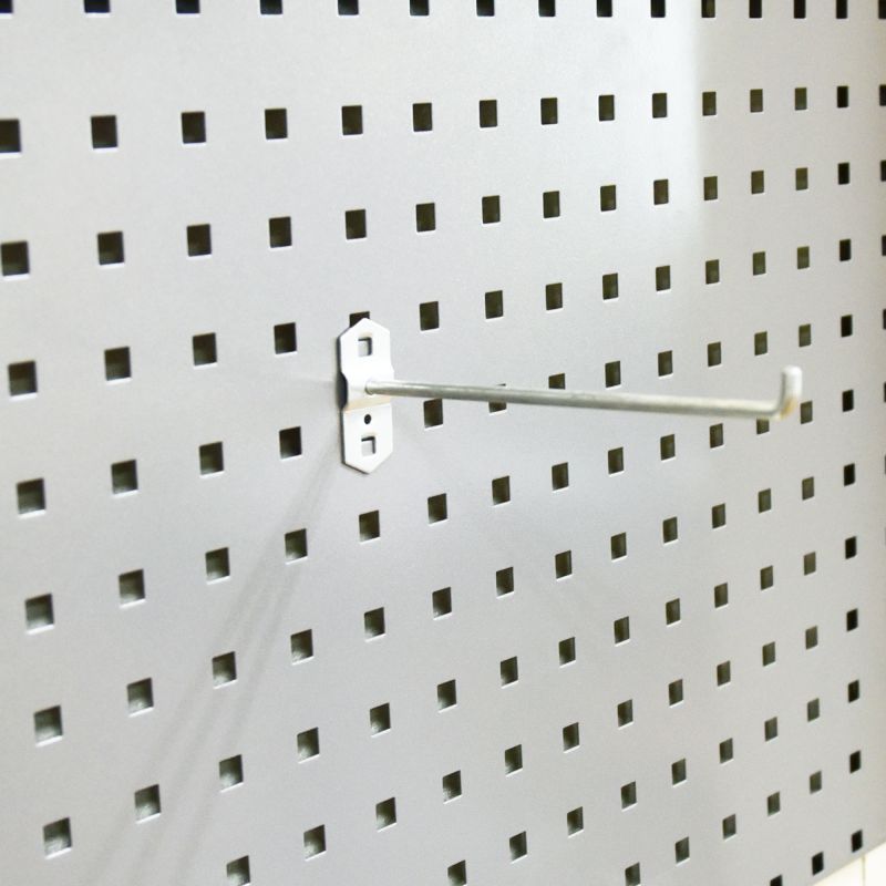 Single Hook Mounted on Perferated Plates Steel