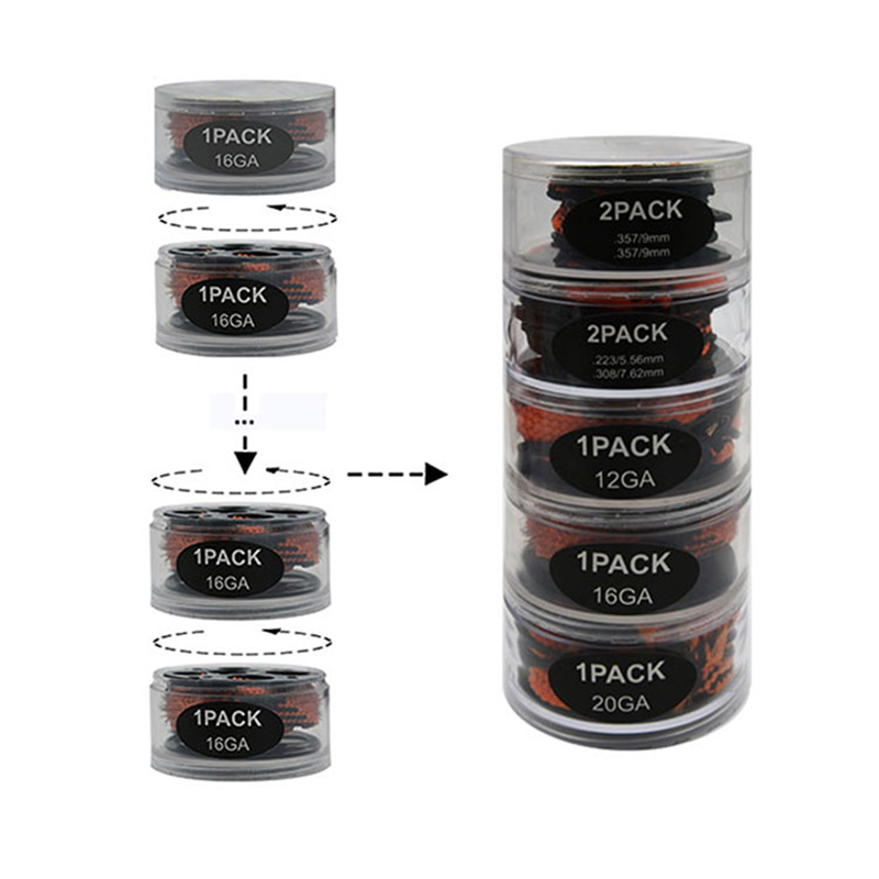 Gun Cleaning Bore Rope Snake Multilayer Pack