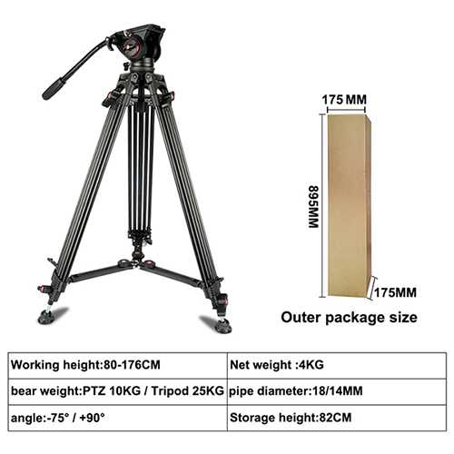 Aluminum Tripod, Durable Frame, Lightweight, Adjustable Legs, Suitable for Hunting, Shooting, and Outdoor Hands-free Operation