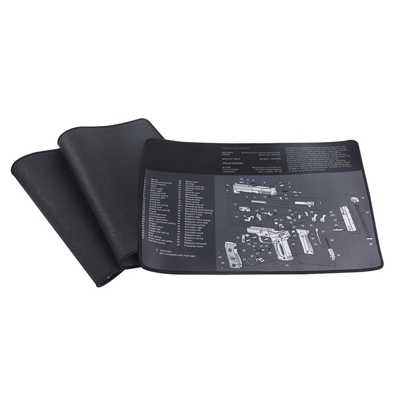 Gun Cleaning Mat for Pistol or Hand Gun