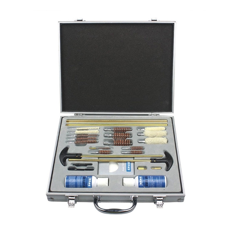 Universal Gun Cleaning Kit Aluminum Case 2 Sets of Gun Cleaning Rods