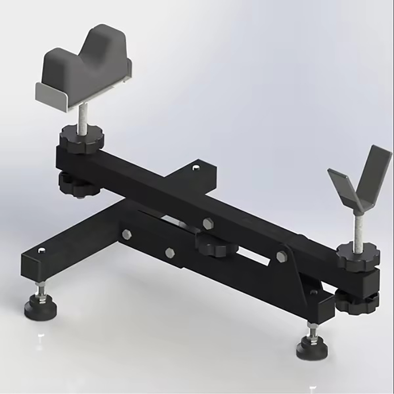 Metal square Tube Surface Spray Plastic Hunting Shooting Adjustable Support Display Stand