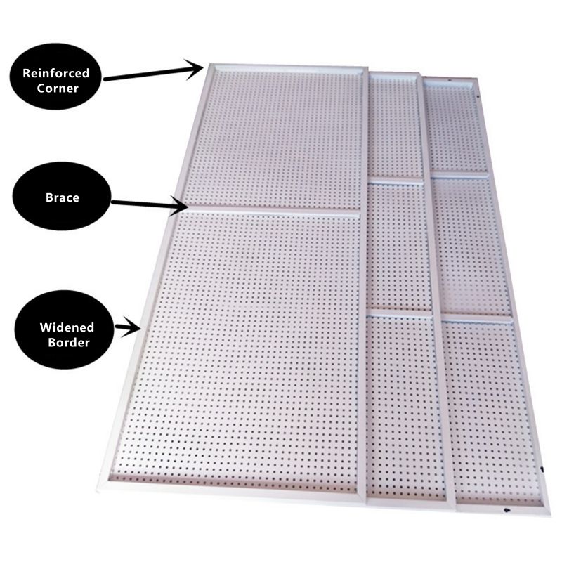 Wall Mounted Gun Display Perferated steel Plates