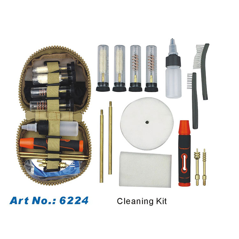 Small Tactical Cloth Bag Gun Cleaning Kit for Rifles