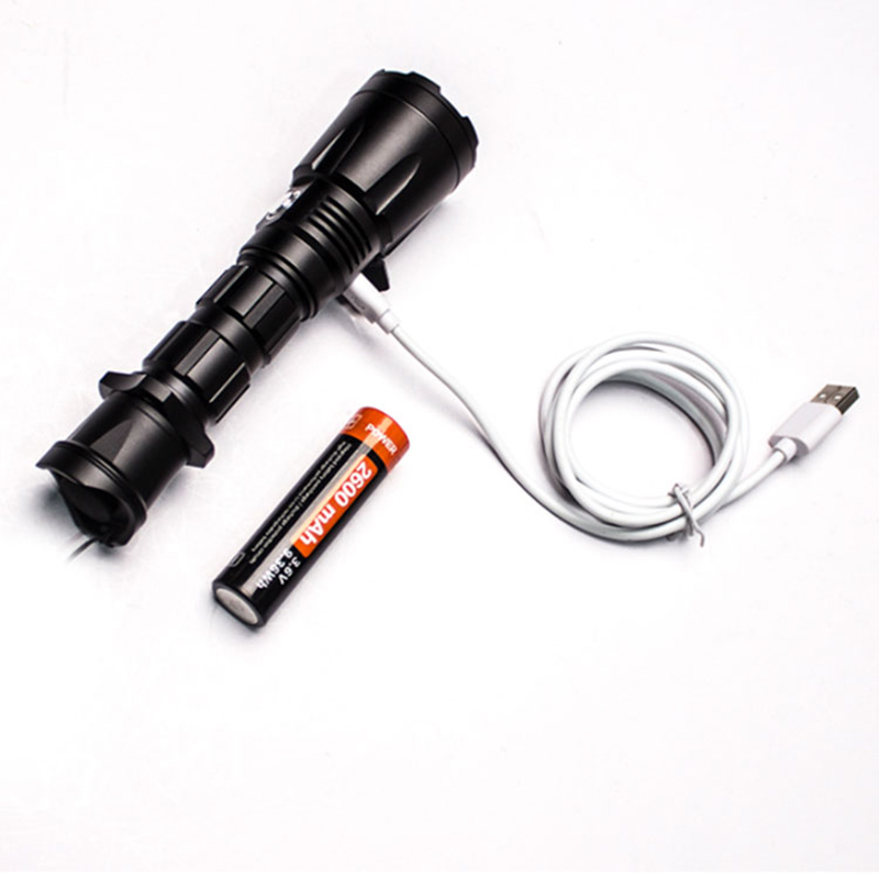 Tactical Flashlight 3500 Lumen Long Endurance LED Rechargeable Flashlight