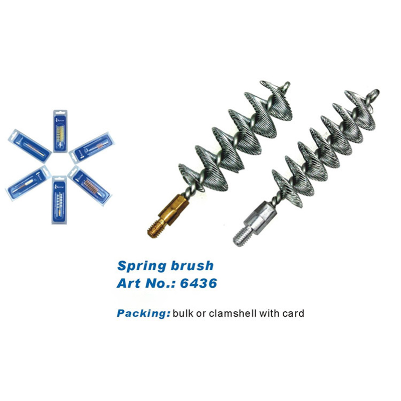 Spring Twisted Gun Cleaning Brush for Bore Cleaning
