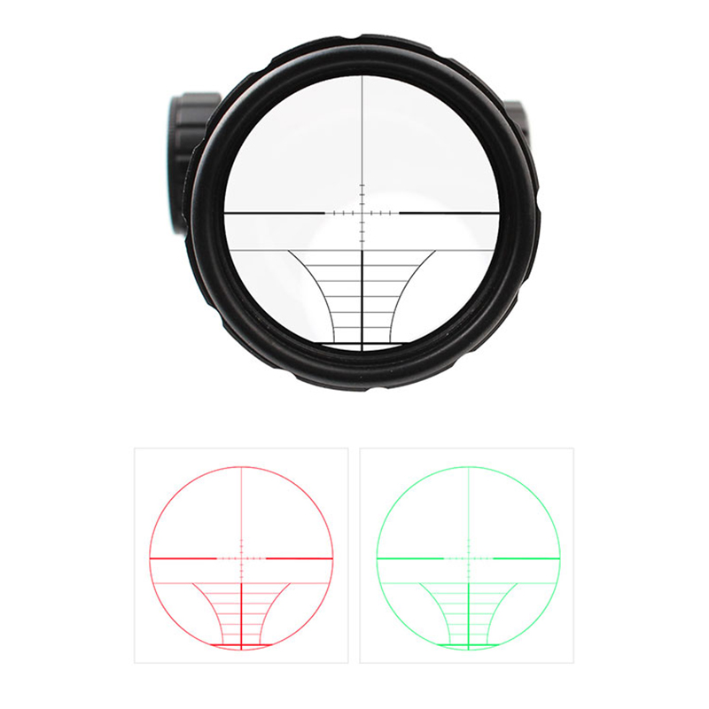 Tactical Shooting Sniper Hunting Scope Red Green Illuminated Reticle Sight Riflescope 3-9x40e Hunting Rifle Scope for Rifle